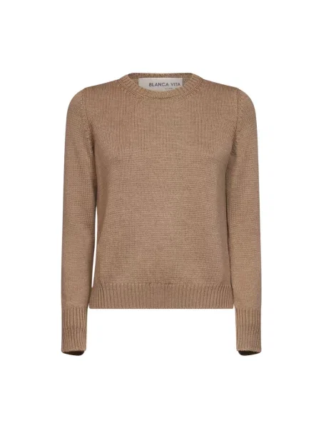 Sweter Blanca Vita brązowy
