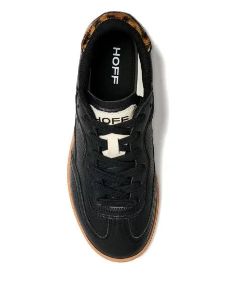 Sneakerși Hoff cu șireturi din dantelă negru
