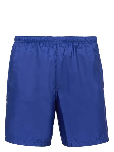 Slip de baie Prada cu imagine albastru
