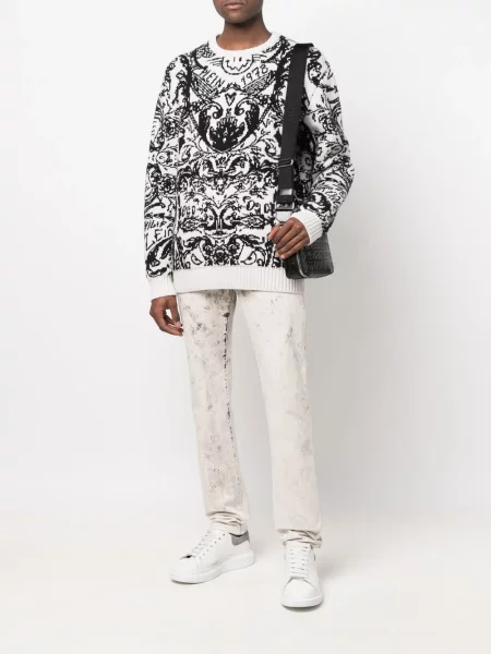 Megztinis Philipp Plein balta