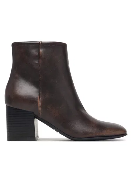 Guess Botine FLFALE închis maro