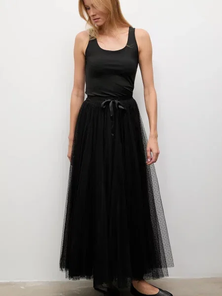 Fusta maxi Answear.lab negru