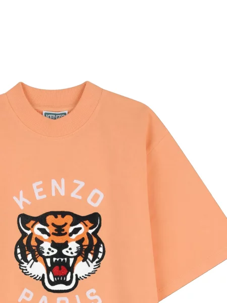 Sukienka dziecięca Kenzo pomarańczowa