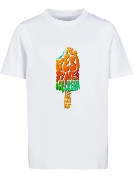 Tricou copii Mister Tee alb