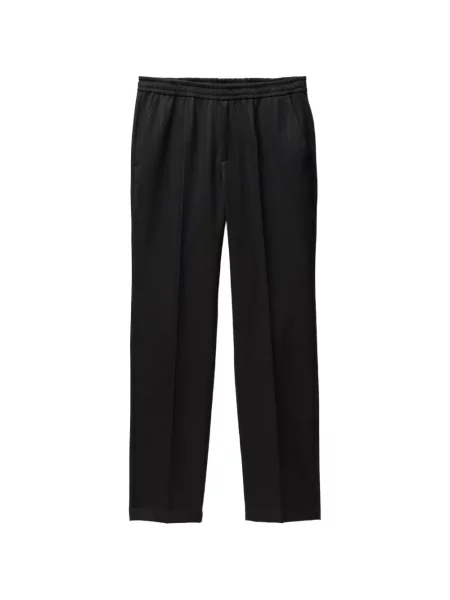 Pantaloni Versace de lână negru