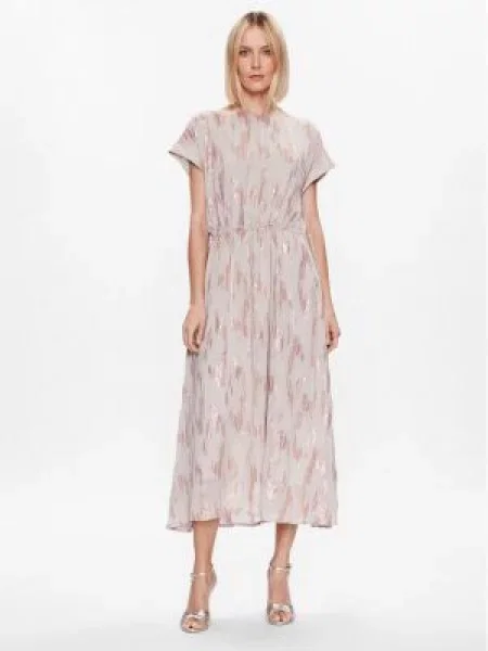 Cocktail obleka Bruuns Bazaar siva