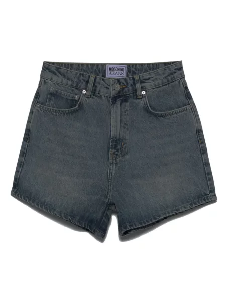 Pantaloni scurți din denim Moschino Jeans albastru