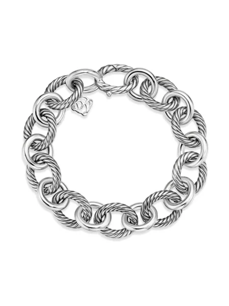 Brăţară David Yurman argintiu