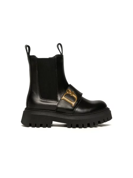 Botki dziecięce Dsquared2 czarne