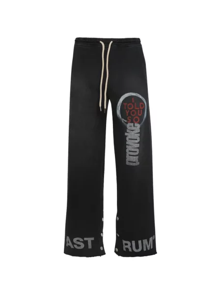 Pantaloni Astrum alergare negru