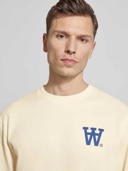 Bluza z nadrukiem logo model NOEL' Wood Wood
