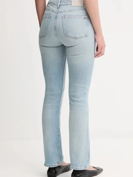 Džíny Tommy Hilfiger medium waist modré