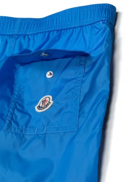 Kąpielówki dziecięce Moncler Enfant niebieskie