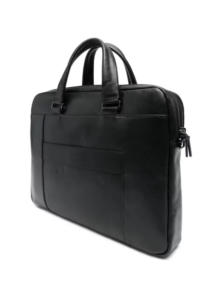 Geantă Piquadro din piele negru