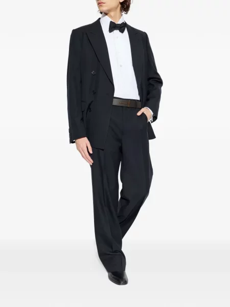 Cămașă Tom Ford plisată alb