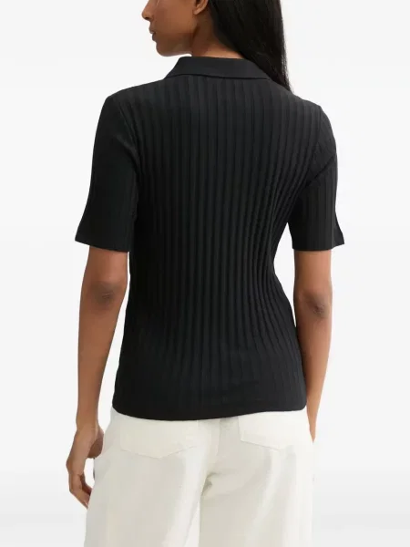 Gulerat top Marc O'polo tricotate negru