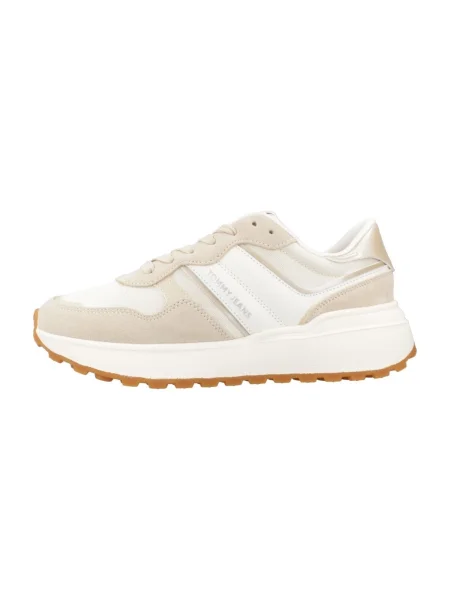 Dámske topánky Tommy Jeans Cleated Runner white clay biela