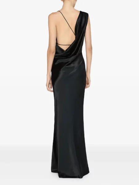 Rochie Paris Georgia drapată negru