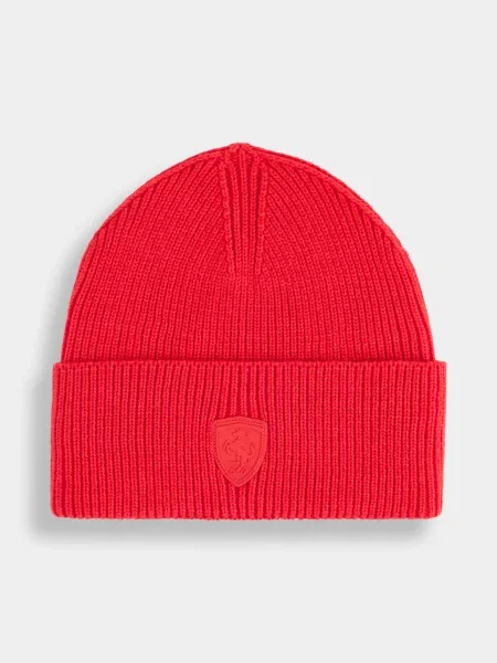 PUMA Ferrari Pro Mid Crown Beanie Шапка Унісекс Комбінований верх червоний