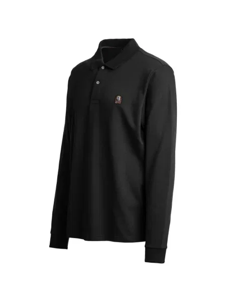 Lung tricou polo Parajumpers negru
