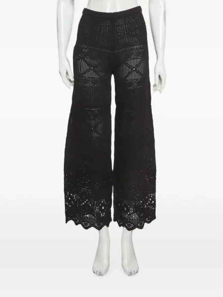 Pantaloni Maje tricotate negru