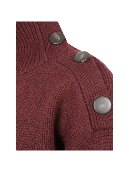 Sweter Yves Salomon czerwony