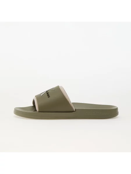 Neoprén vietnámi papucs Calvin Klein zöld