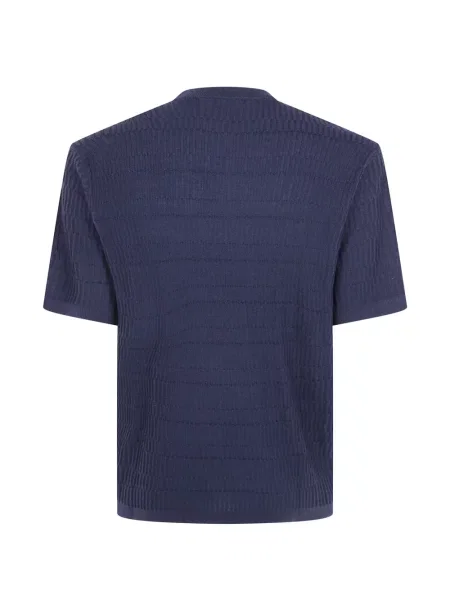 Μάλλινη μπλούζα Emporio Armani μπλε