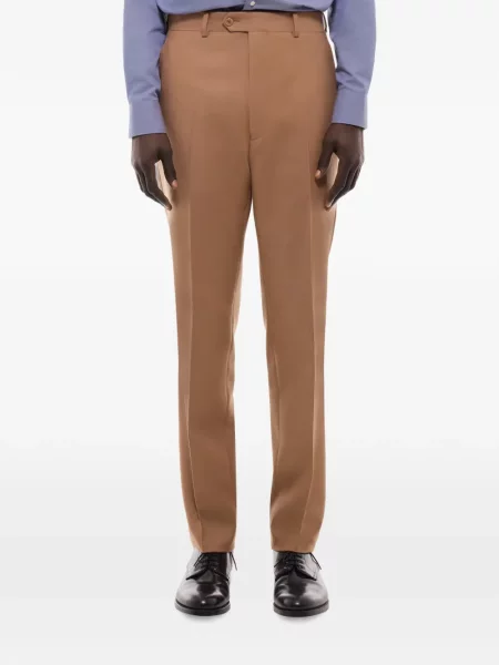 Pantaloni Fursac de lână maro
