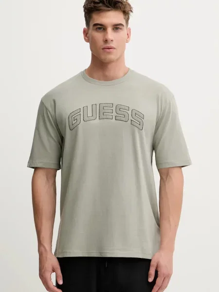 Тениска Guess SHINGO зелено