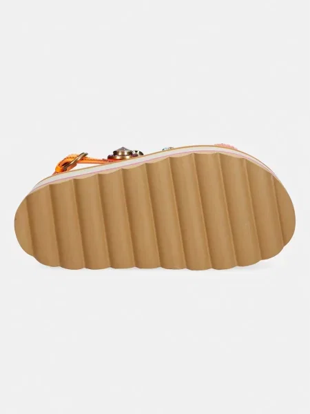 Кожаные босоножки Kurt Geiger London на платформе