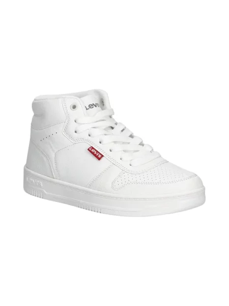 Sneakersy Levi's skórzane białe