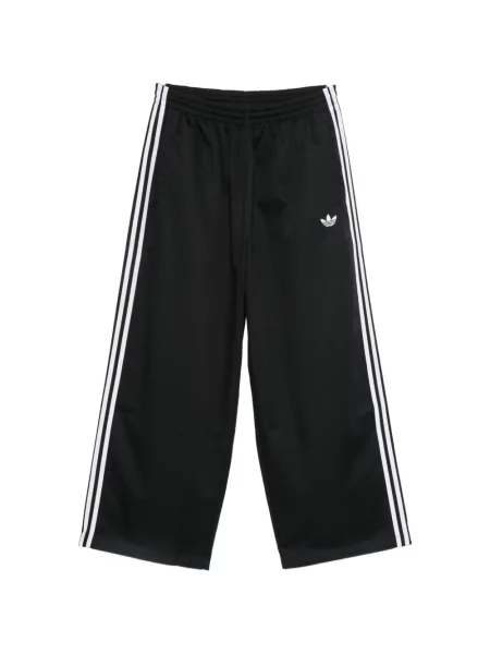 Pantaloni Adidas cu dungi alergare negru