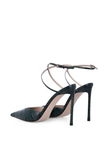 Pantofi cu toc Tom Ford din piele verde
