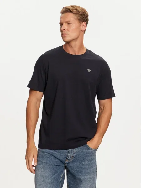 GUESS Tricou bleumarin albastru