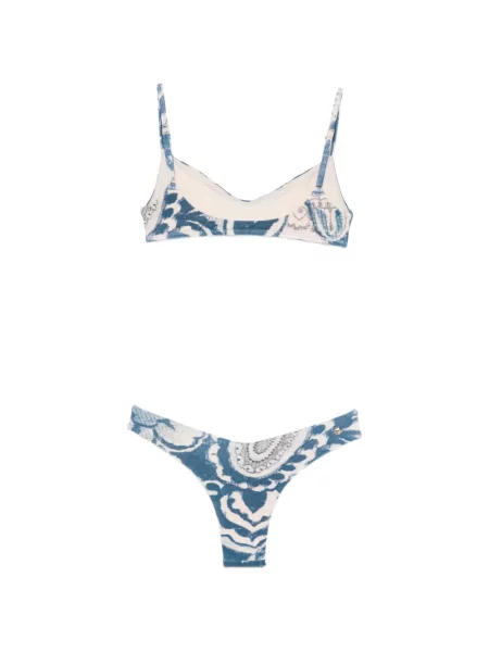 Bikini Cia Marítima nyomtatás kék