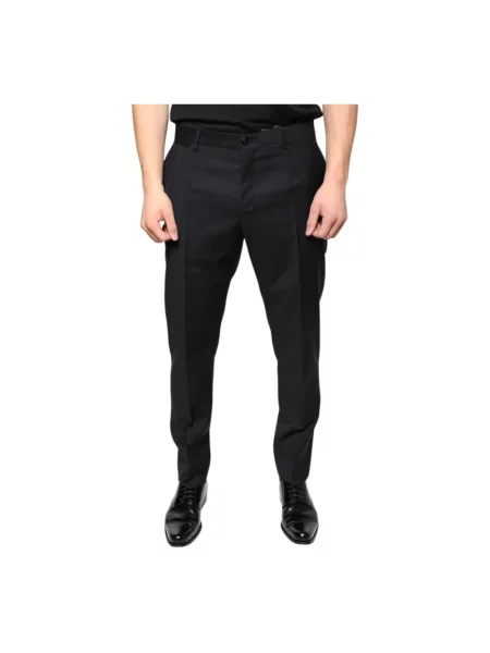 Spodnie Dolce And Gabbana wełniane czarne