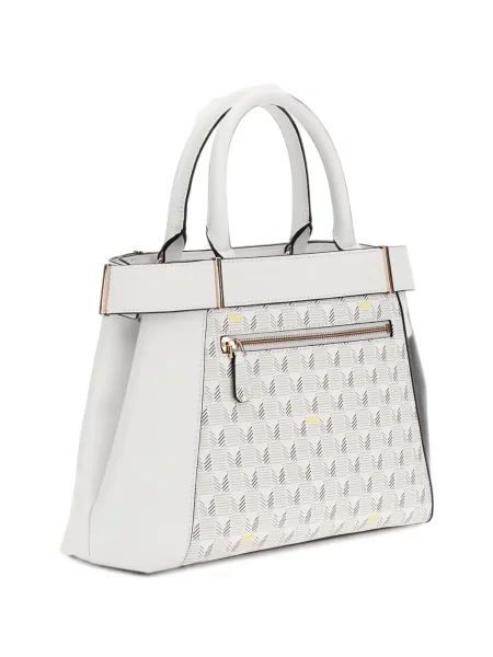 Geantă shopper Guess alb