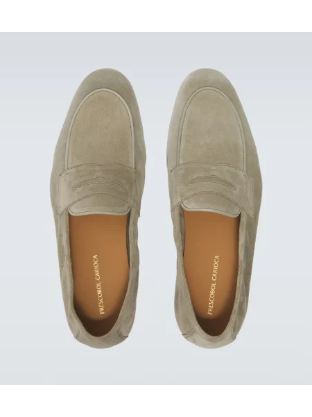 Semišové loafersy Frescobol Carioca zelená