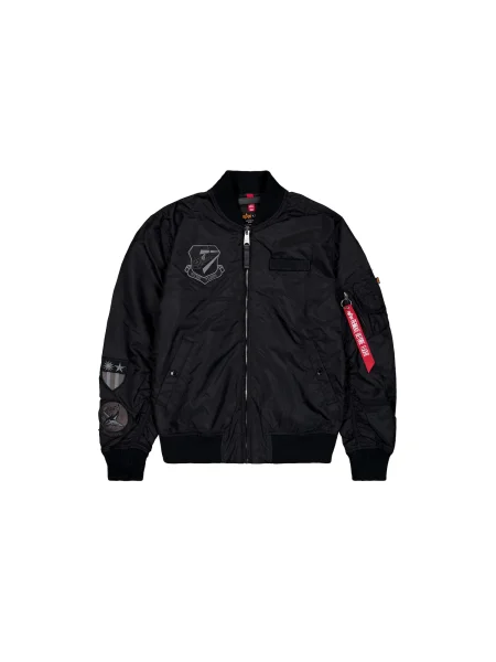 ALPHA INDUSTRIES Átmeneti dzseki Flying Tigers' fekete