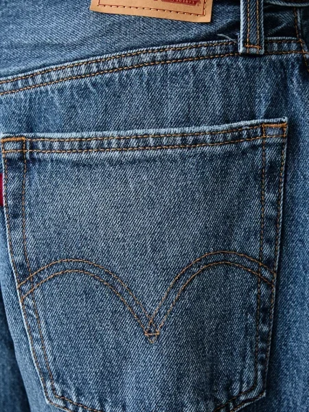 Levi's дънки balloon дамски MIDDY BALLOON синьо