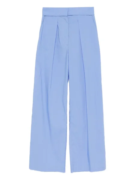 Pantaloni Forte_forte plisate albastru