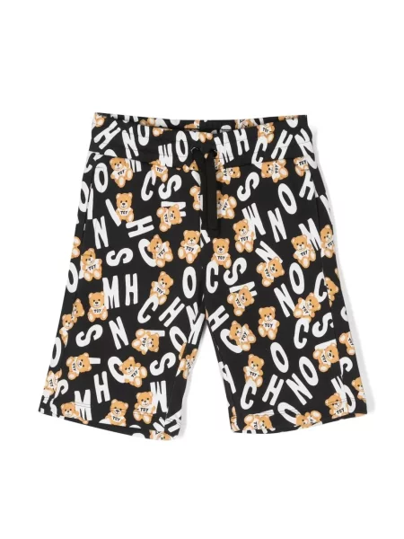 Szorty dziecięce Moschino czarne