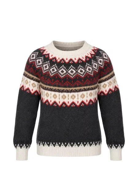Πουλόβερ Autumn Cashmere κασμίρ με στρογγυλή λαιμόκοψη γκρι