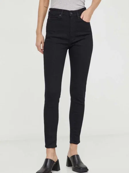 Levi's jeansy RETRO HIGH SKINNY czarny