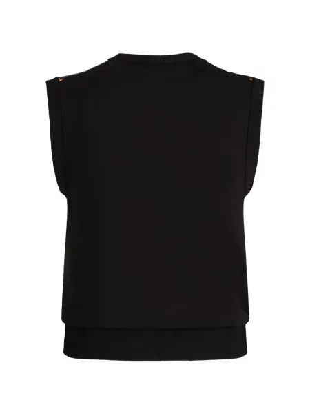 Плетен лек топ Dolce & Gabbana черно