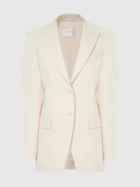 Жакет ZERMAT з вовни Max Mara Sportmax бежевий