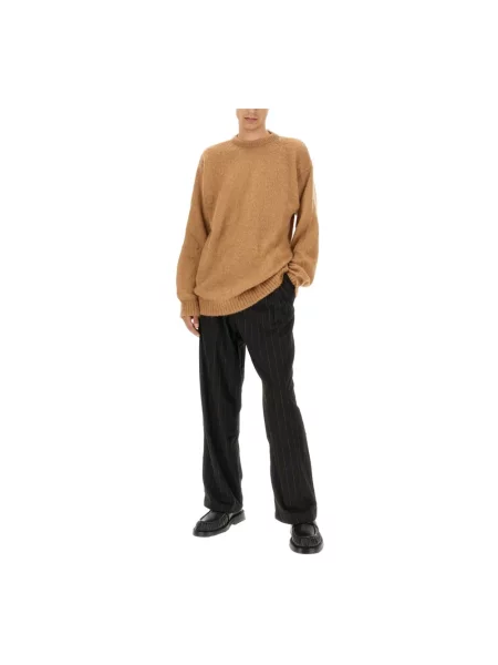 Dzianinowy sweter Family First beżowy