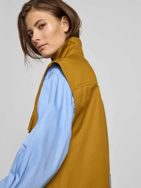Oversize'owa kamizelka z naszywanymi Style Icon Collection