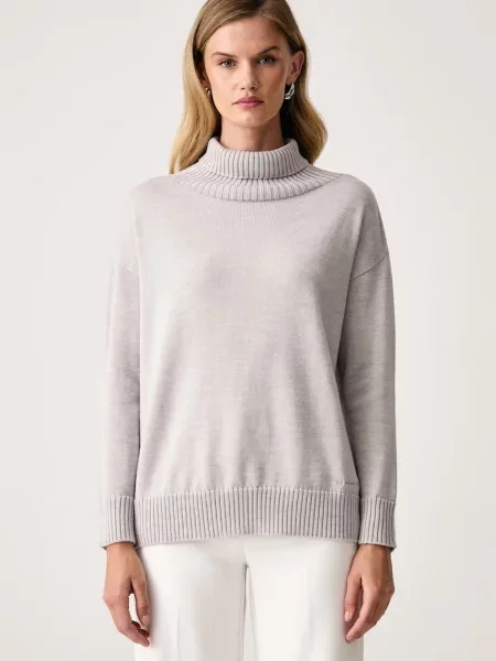 MM by Max Mara golf wełniany MMLMEANDRO szary